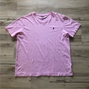Polo by Ralph Lauren Men's Pink T-Shirt